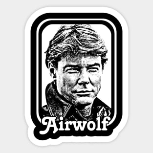 Airwolf // 80s Retro TV Fan Design Sticker